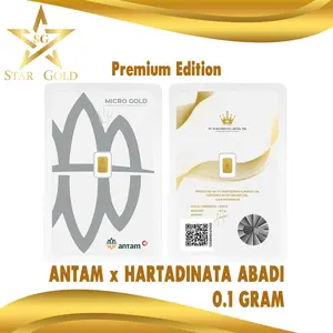 Emas Logam Mulia HARTADINATA Micro Gold 0.1 Gram Series