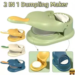 2 IN 1 Dumpling Maker/Set Alat Menekan Pangsit/Cetakan Pastel/Alat Pembuat Kulit Pastel/Alat Cetak Kulit Pangsit/Alat Cetakan Pangsit Press Manual Kitchenware