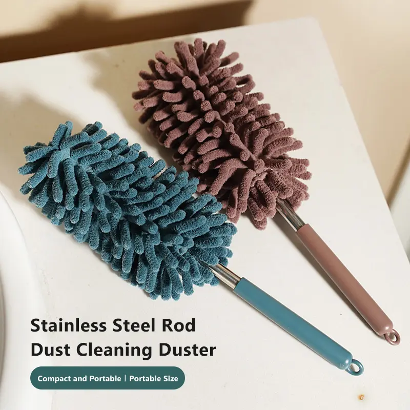 Destro 2.8m Long Cleaning Brush Adjustable Extendable Telescopic Brush Dust Removal Mop Panjang