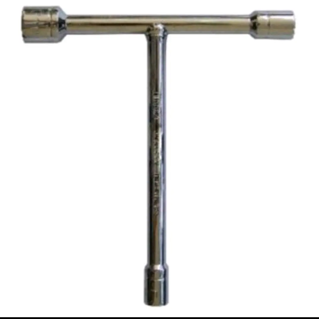 KUNCI SOK T 3 FUNGSI 5,5 CM CHROME NEKEL BERBAGAI UKURAN