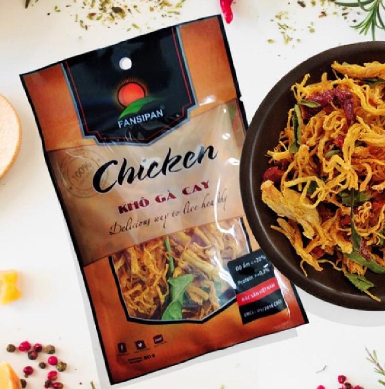 Khô gà túi 50gr - Ông chú đồ ăn vặt Snack Food