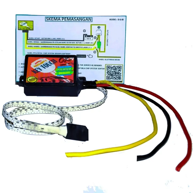 Kunci Pengaman Anti Maling Sensor Sentuh 5