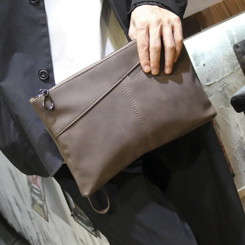 New men's clutch daily casual finger bag boy's armpit bag personality trend street bag