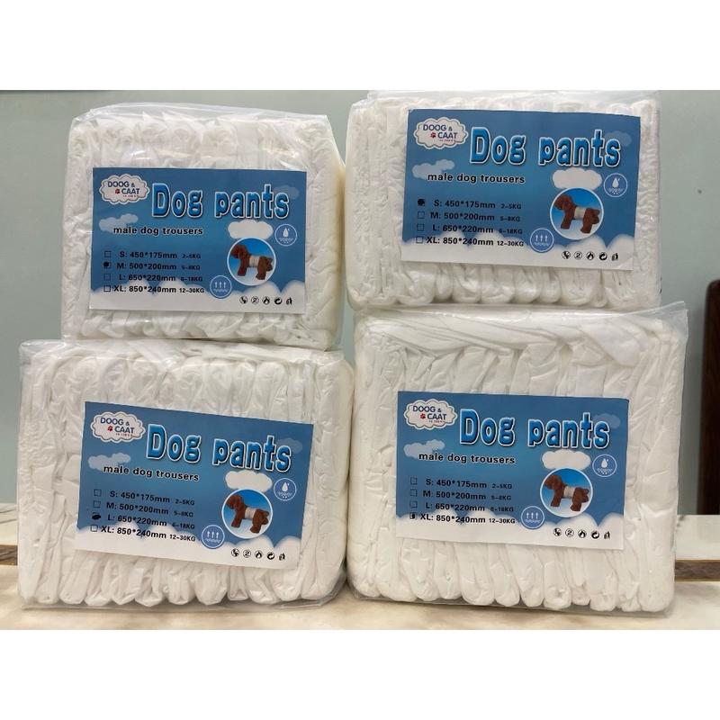 Bỉm cho chó cái và đực tả chó đực và cái dùng 1 lần bỏ thấm tốt và không kích ứng
