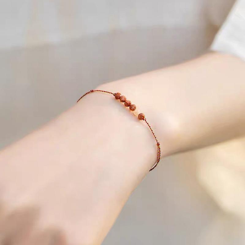  Vòng Tay Đá Quý Vàng May Mắn Đá Mặt Trời Thu Hút Quà Tặng Độc Đáo Cổ Điển  Lww  Phụ Kiện 