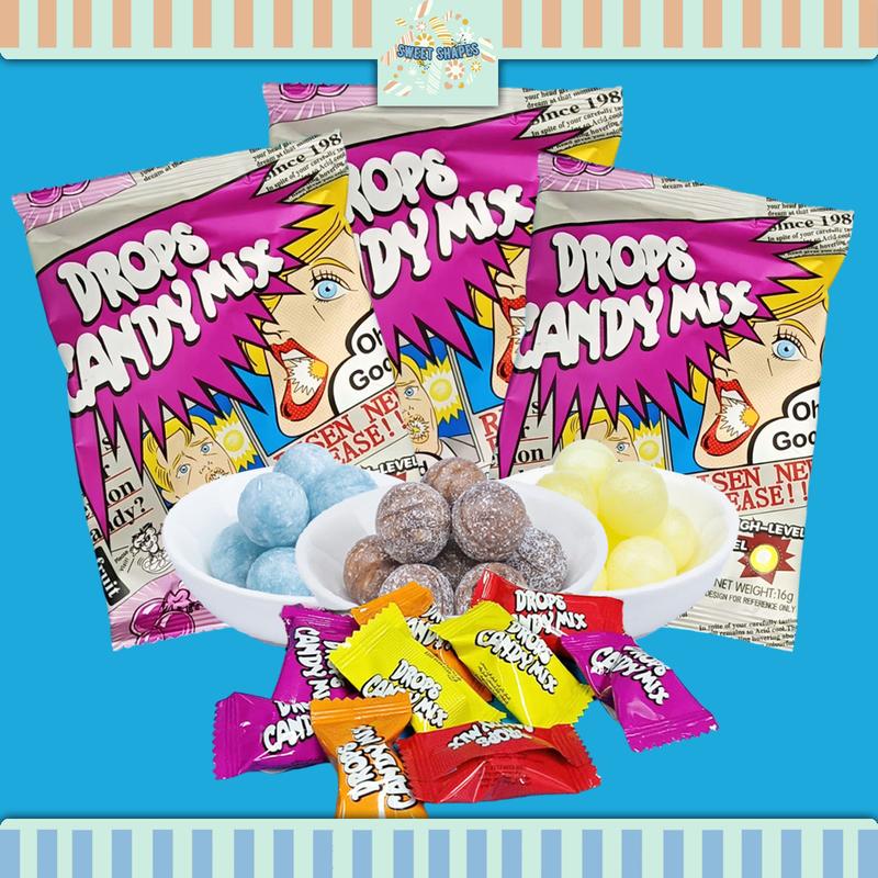 Sweet Shape Sour Drops Candy Mix Hard Sweet Candy Plum Sour Refreshing ...