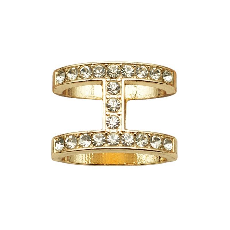 Khóa Chữ Cái Khăn Quàng Zircon, Còn Hàng, Thiết Kế Hai Sử Dụng, Thời Trang Đơn Giản, Màu Đen Và Trắng Có Thể Đảo Ngược, Khóa Khăn Choàng, Khóa Khăn Quàng Cổ Vuông Nhỏ Trang Trí 4