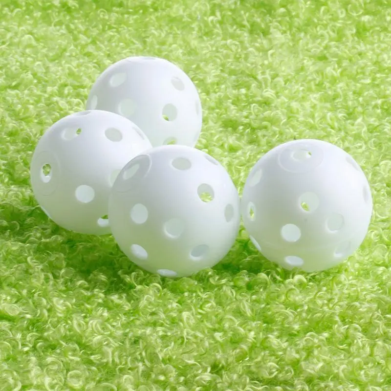 1 Pcs Nice White Plastic PP Elastic Golf Practice Training Balls Training I2Z8