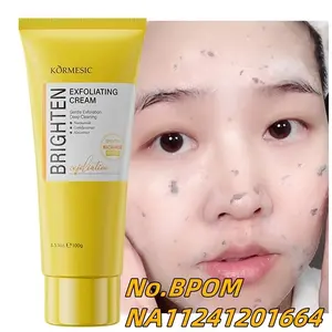 Exfoliating Cream 100g Wajah Perawatan Kulit Wajah Exfoliating Cream Whitening Moisturizer Perbaikan Facial Scrub Cleaner Pemutih Wajah Memutihkan kulit dan mengankat sel kulit mati Pengelupas Kulit Pemutih Pengelupas Pelembab Pengelupas Kulit Wajah