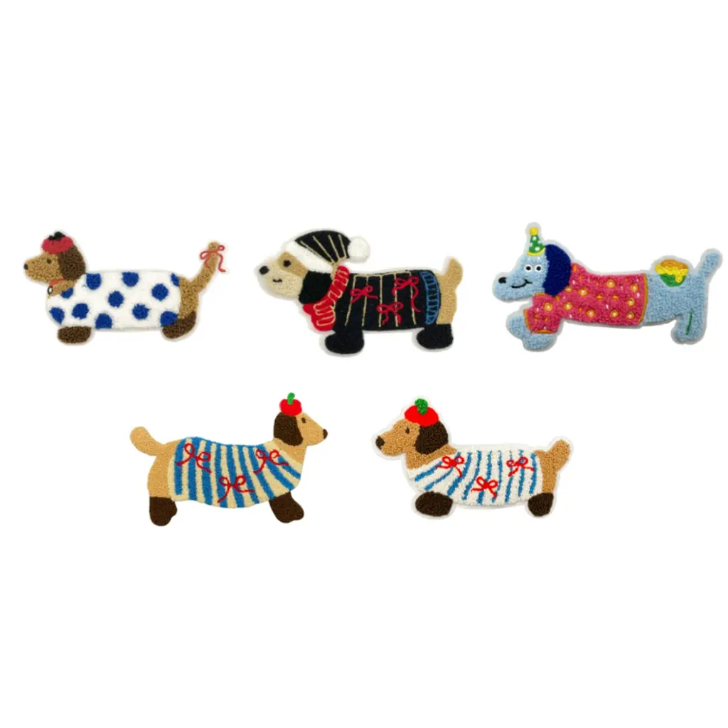 Decorative Dog Patches for Shirt and Jackets Creative Hand Sewing Patches