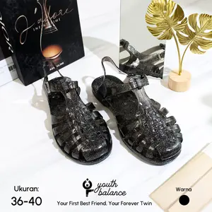 YouthBalance Sandal Wanita Kerja Bahan Karet Jelly Anti Licin  003-B