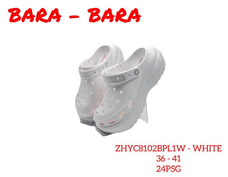 [AURELIO] - Sandal Lebaran 2024 Model Baru Bara-bara Polos Full Warna Tinggi 7 Cm - BPL1W Karet Wanita 3
