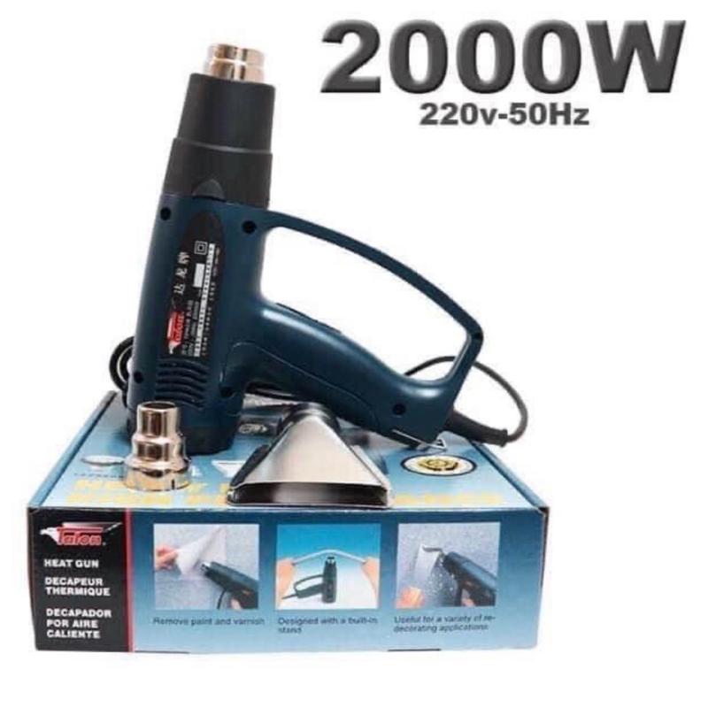 Máy khò nhiệt TaLon 2000w khò hơi nóng cầm tay , bọc màng co giỏ quà tết, dán decal oto xe máy bảo hành 12 tháng