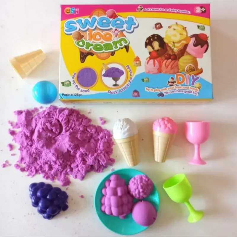 Mainan Pasir Ajaib Sweet Ice Cream - Mainan Anak-anak - Toys 3