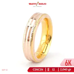 Cincin Emas Kadar 6K Wahyu Redjo CC-6K-31125507