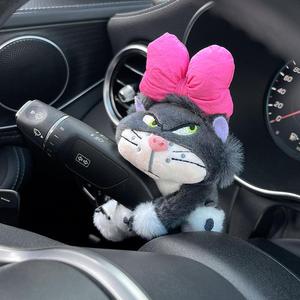 かわいい猫モチーフの車インテリア装飾、センターコンソール装飾、車内オーナメント、女性・女の子向けカーアクセサリー、注目商品