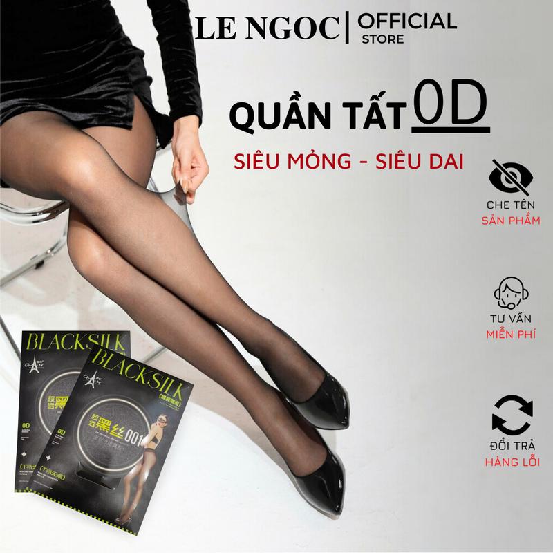 COMBO Quần Tất Lưới 0D Black Silk Tàng Hình Siêu Dai, Co Giãn Freesize dưới 60kg Màu Trong Thật Chân Lê Ngọc 427