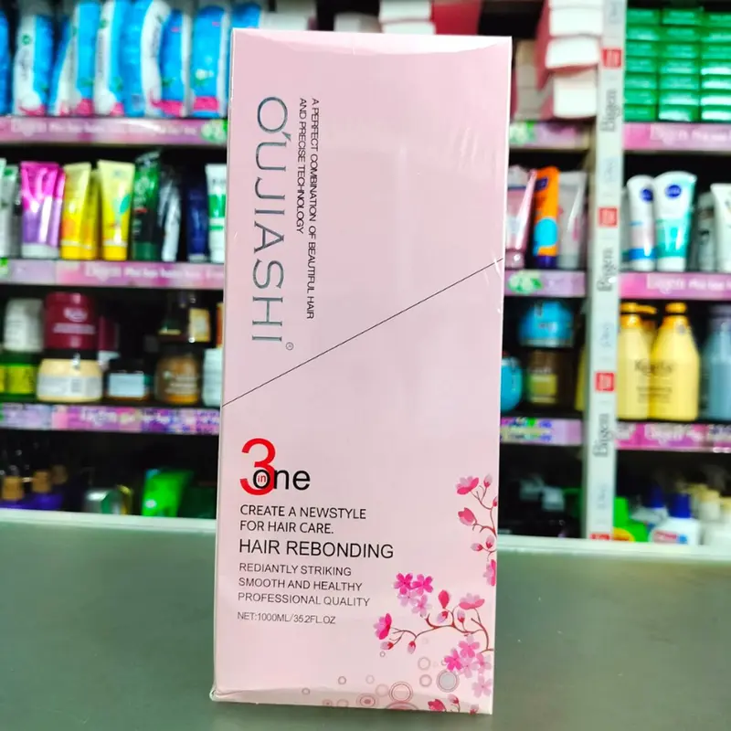 Kem Ép Tóc Thẳng 1 lần không cần dập Hoa Anh Đào Oujiashi 3 in 1 Nhật Bản 8