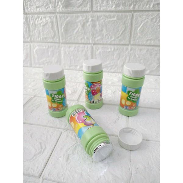 (paket bundling 2 botol) refil isi ulang gelembung sabun buble gun botol Toys Bubble 1