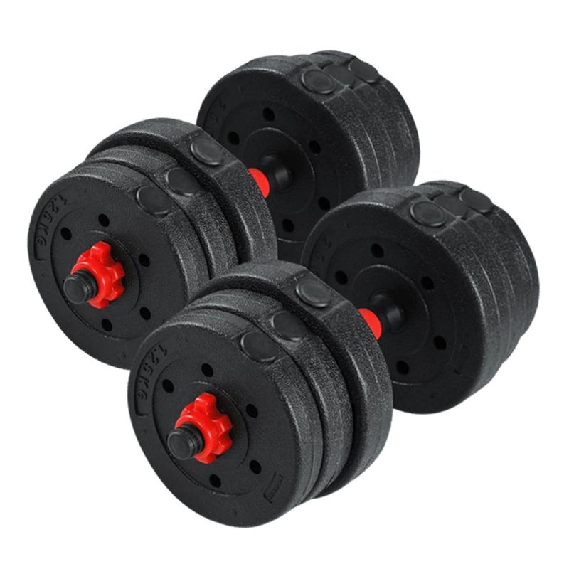 BG Việt Nam Mall-Bộ tạ tay đa năng cao cấp 20KG dễ dàng tháo lắp bọc nhựa đen Tập Gym Gym