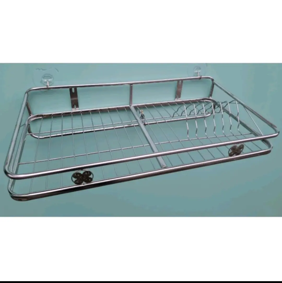 Kệ Úp Chén Dĩa INOX 1 Tầng Xuất Xứ Việt Nam Treo Tường