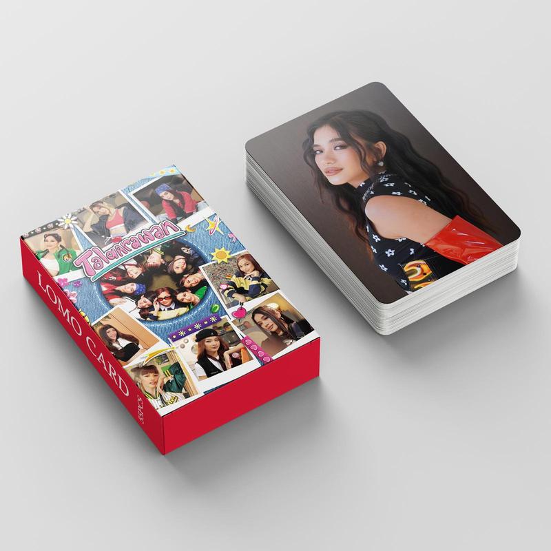 55Pcs/Box BINI Photocards Jollibee vocal concert LOMO Card Photocards ...