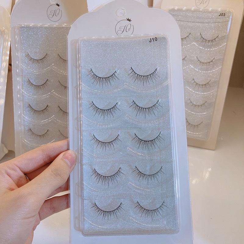 {Chưa kèm keo} MI JQ - Mã J10 11 12 14 15 Nhiều mã Mi JQ đẹp hộp 5 cặp sử dụng để gắn mi giả cho cô dâu khách tiệc