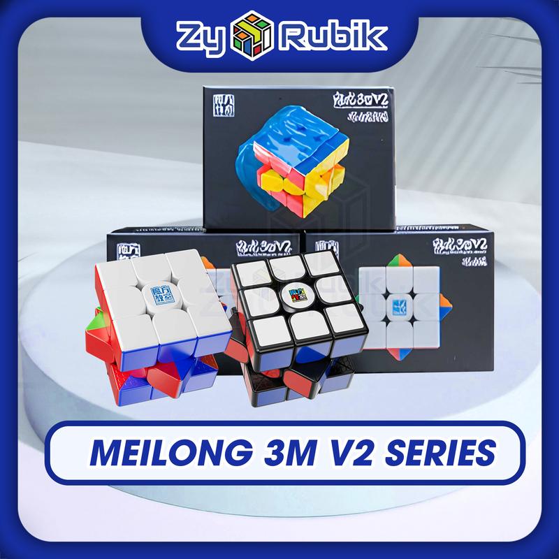 Rubik Moyu 3x3 Meilong 3M v2 Stickerless Lite/ UV 2024- MFJS MEILONG 3M V2 3X3-Smart Toy- ZyO Rubik