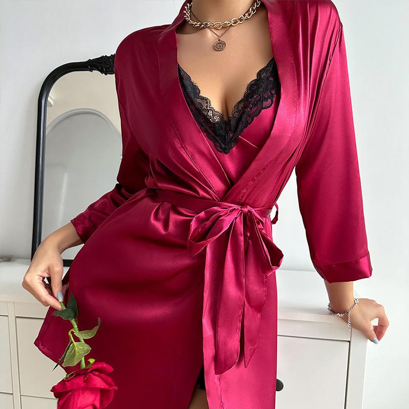 Camisole erotic nightgown, sexy home wear for women, camisole nightgown dress 6