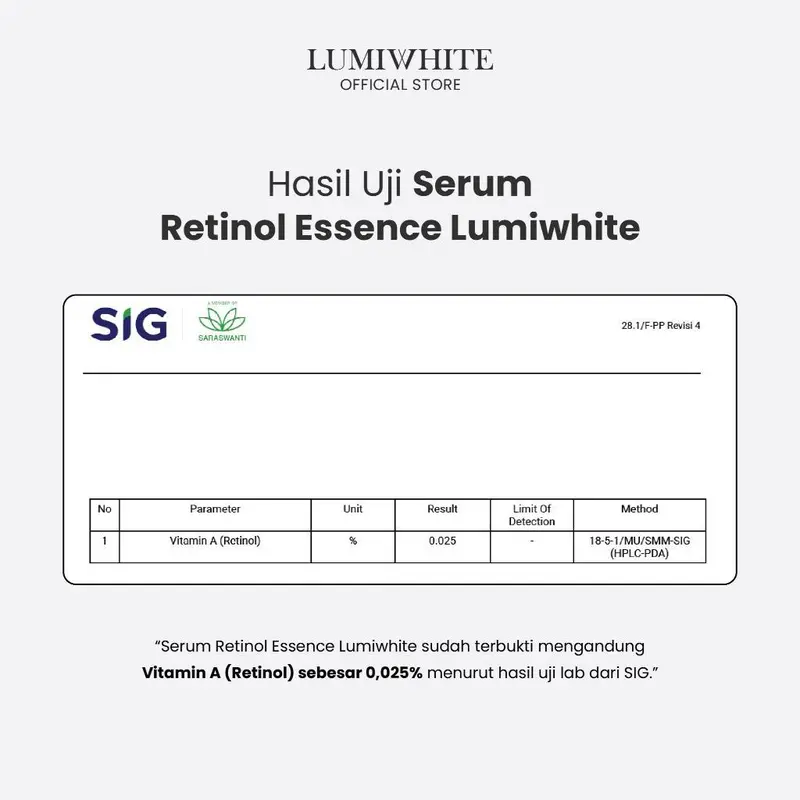 LumiWhite - Retinol Essence Serum Wajah 10ml 20ml Mencerahkan Wajah - VV 4