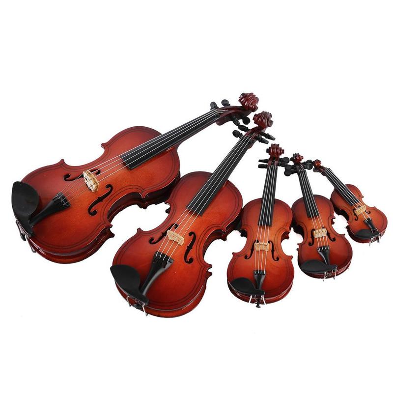 Product Introduction of Handmade Violin Model Decoration Collection Model Gifts With Stand Miniature Musical C7N1 32