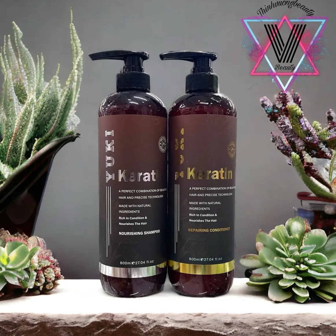 Dầu gội Yuki Keratin 800ml Gội Đầu Nữ Women
