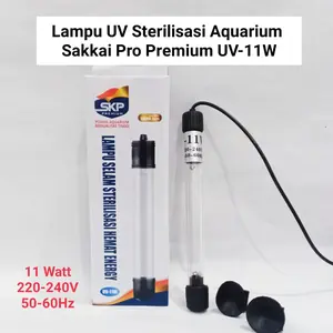 Lampu Sterilisasi Aquarium Sakkai Pro Premium UV-11W (+ Bubble Warp ) / Yukari YUV-11W / Yukari YUV-11Watt / lampu uv 11w / lampu uv aquarium sakkai pro premium 11 watt / sakkai pro premium uv-11 watt / lampu uv kolam 11 watt / lampu uv 11watt