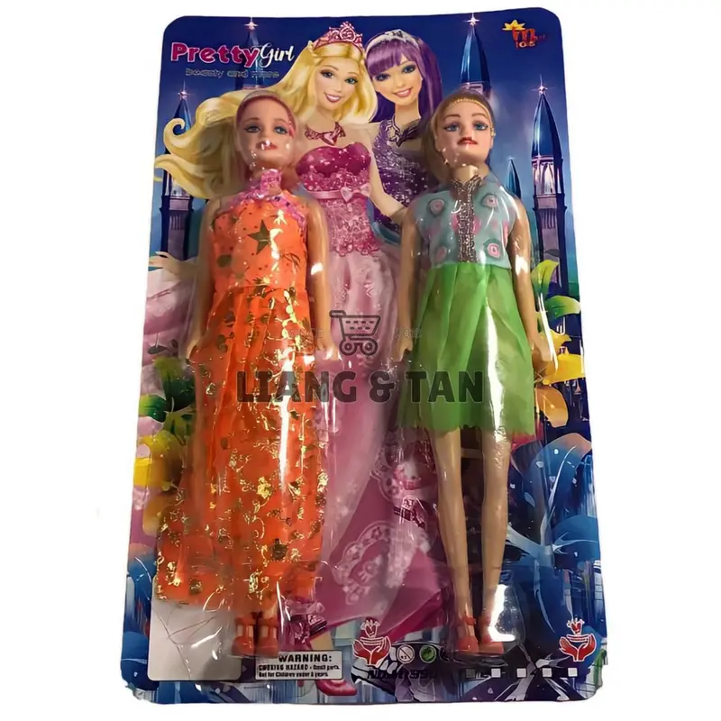 ( BISA COD ) PROMO Mainan Anak Perempuan 2 Pcs Boneka Pretty Girls / Mainan Anak SNI Murah 1