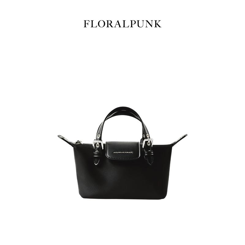  Túi Xách Floralpunk City Shopper Mini - Nylon Cao Cấp Quai Da PU - Đeo Chéo Xách Tay Thời Trang 