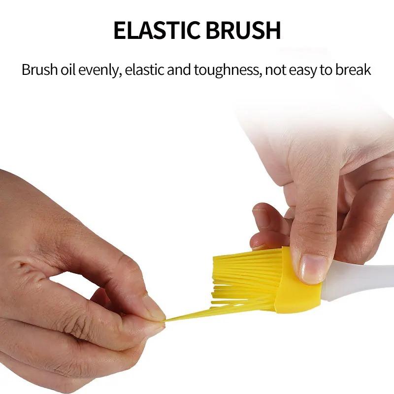 Silicone Oil Brush, Small Split Barbecue Seasoning Brush, Heat-resistant Baking Brush, Cake Oil Brush, Cooking Accessories, Kitchen Supplies 4