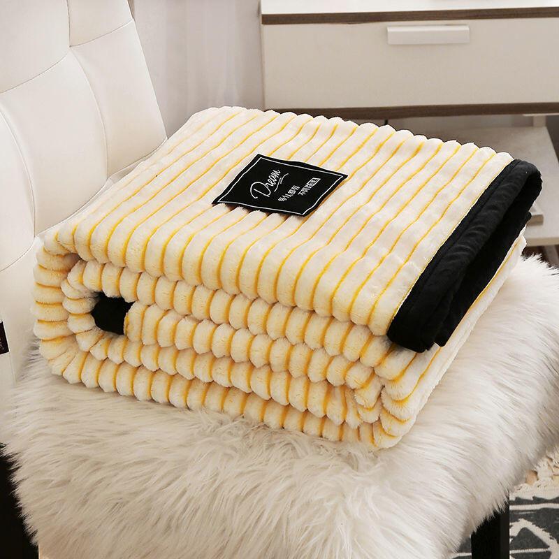 Product Introduction of Summer thin coral fleece office nap small single person thick towel blanket, air conditioning blanket cashmere 0