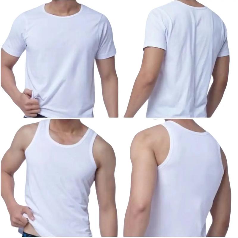 [COMBO 3 ÁO ]LÓT NAM DỆT KIM ĐÔNG XUÂN MÀU TRẮNG,VẢI COTTONG MỀM MỊN, CO DÃN THẤM HÚT MỒ HÔI,SIÊU THOÁNG MÁT ,CỔ TRÒN CHỮ V