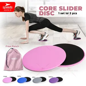 SPEEDS Sliding Disc Alat Fitness Olahraga Portabel Piringan Gesek Slide Disc Yoga Gym 019-19