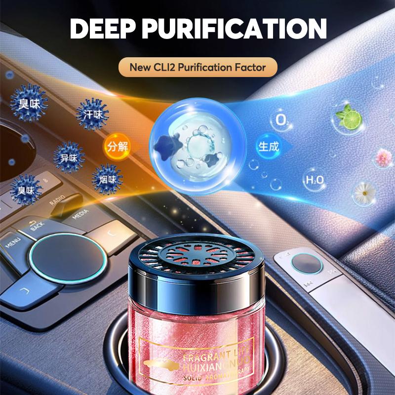 Product Introduction of FANTUDZ Car Air Perfume Solid Air Freshener Car Balm lasting deodorizer Solid 250G Car Scent Decoration 14