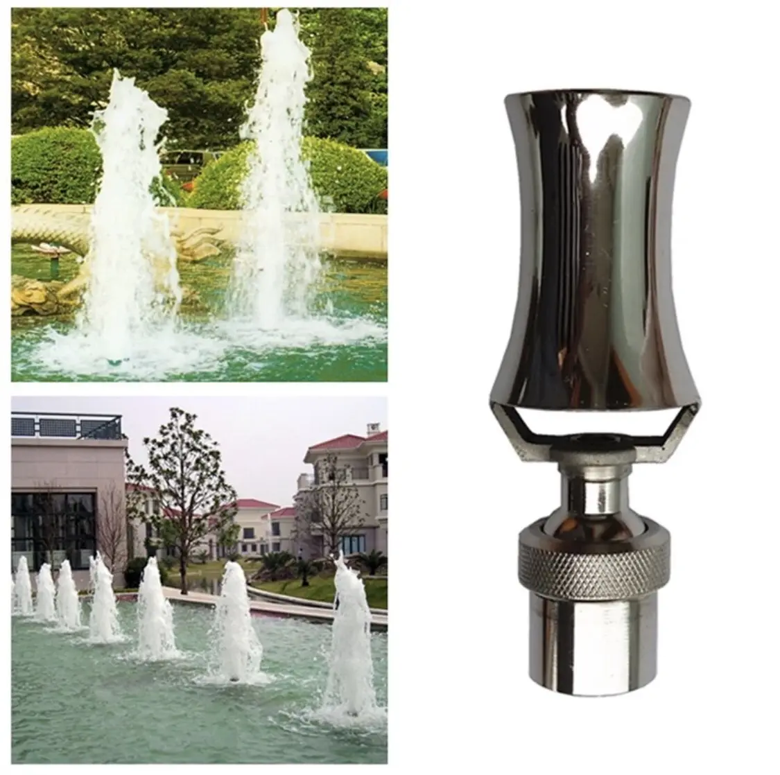 Đầu Phun Nước Nghệ Thuật Tạo Nước Hình Cây Thông Cho Hồ Cá Và Đài Phun Nước