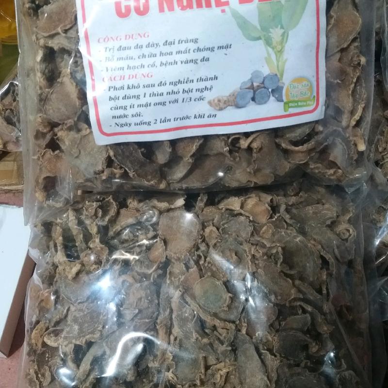 Củ nghệ đen khô túi 1kg tốt cho dạ dày và đường ruột 1