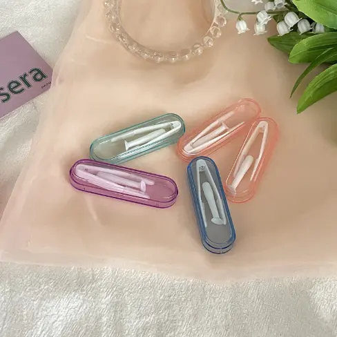 BISA COD 5859 Alat Pasang Lensa Contact Lens / Capitan Softlen / Tweezers Softlens Eye Box Soflen
