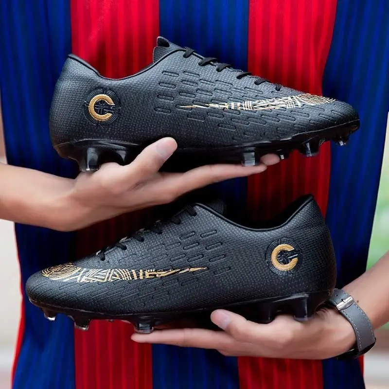 Giày Đá Bóng, CR7, Giày Thể Thao C Luo, Dành Cho Nam Và Nữ, Đinh Vỡ, Thích Hợp Cho Bé Trai Trẻ Em, Chống Trượt, Giày Tập Luyện Cỏ Nhân Tạo, Đế Mềm, Dành Cho Nam
