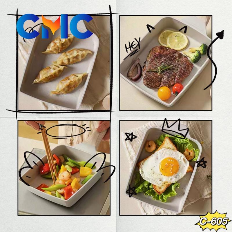 CMC[COD]Cosy Tamagoyaki Panci Wajan Penggorengan Telur Anti Lengket Omelette 15*18CM C-605 9