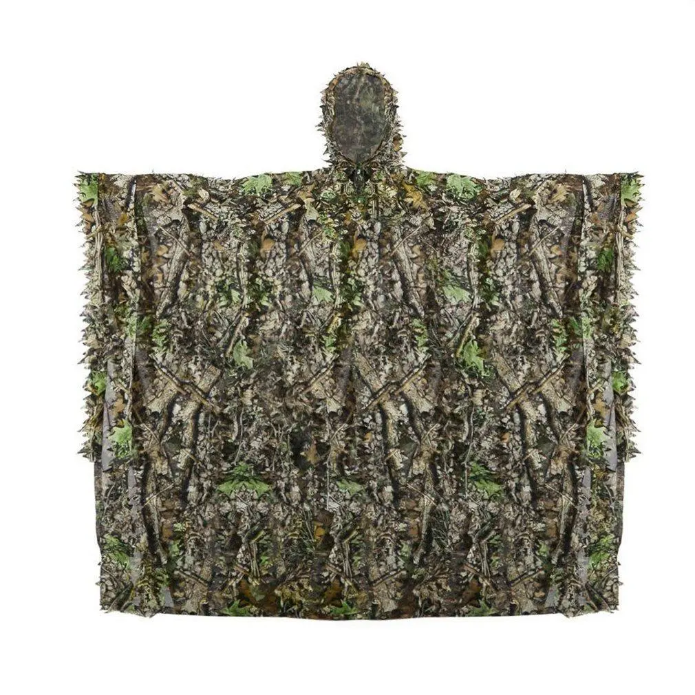 Camouflage Hooded Cloak, Outdoor Camouflage Hoodie, Windproof Hooded Cloak, Warm Hooded Cloak, Outdoor Sports Accessories
