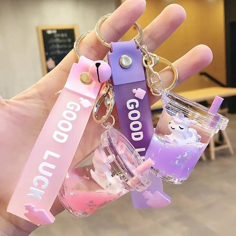 Gantungan Kunci Bubble Tea Cup Keychain KS012 Ganci