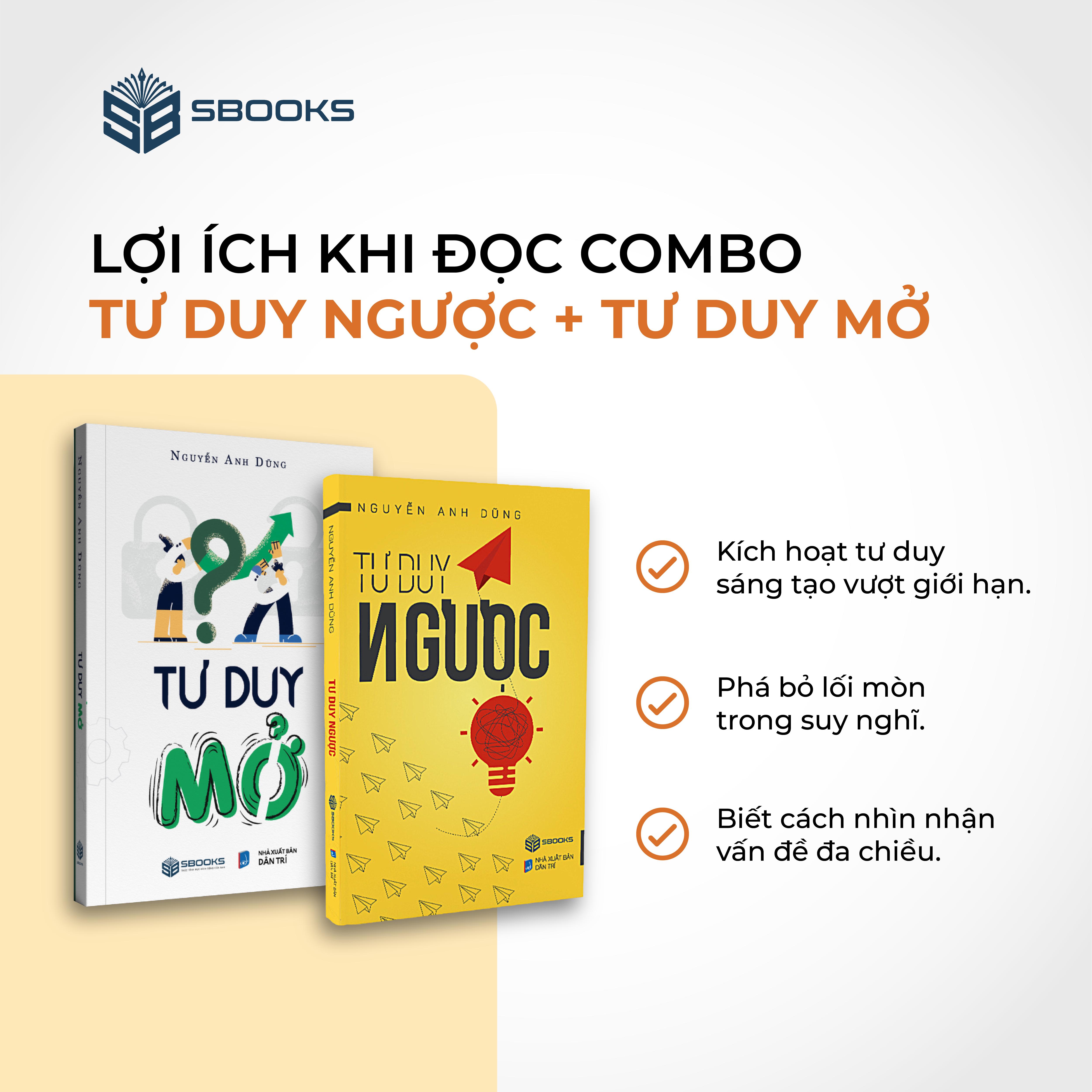 Combo Sách Tư Duy Ngược, Tư Duy Mở