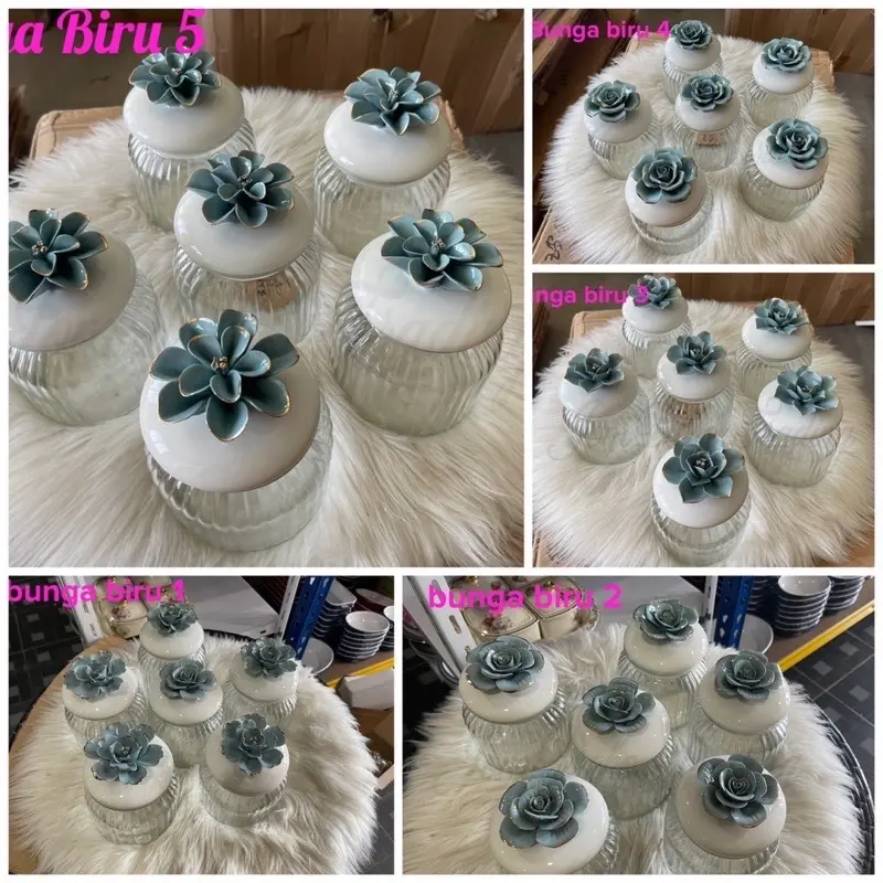 BALANG KUIH KEDAP UDARA 6 IN 1 set FLOWER