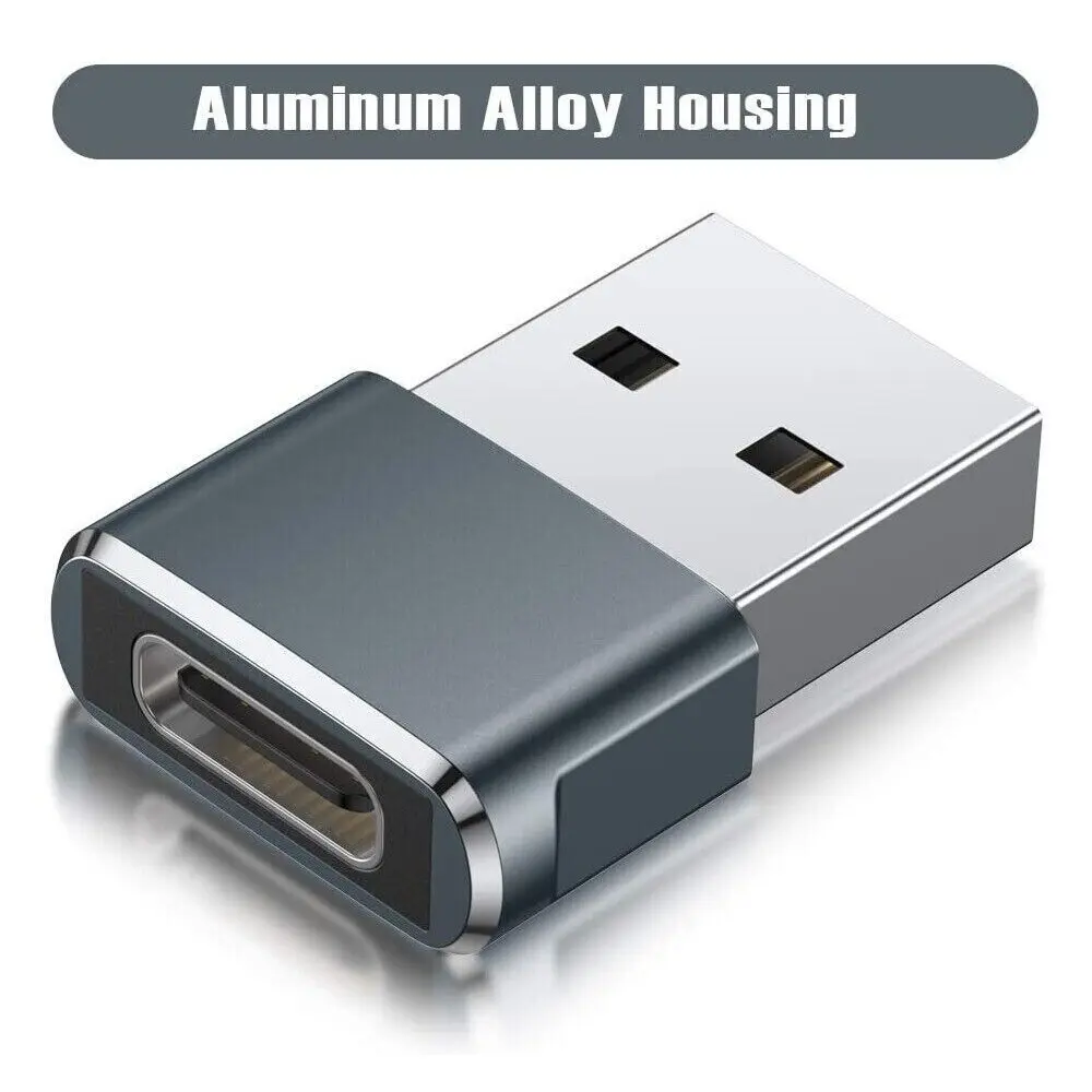 U-speed 3 PACK USB C 3.1 Type C Female to USB Type A Male Port Converter Adapter